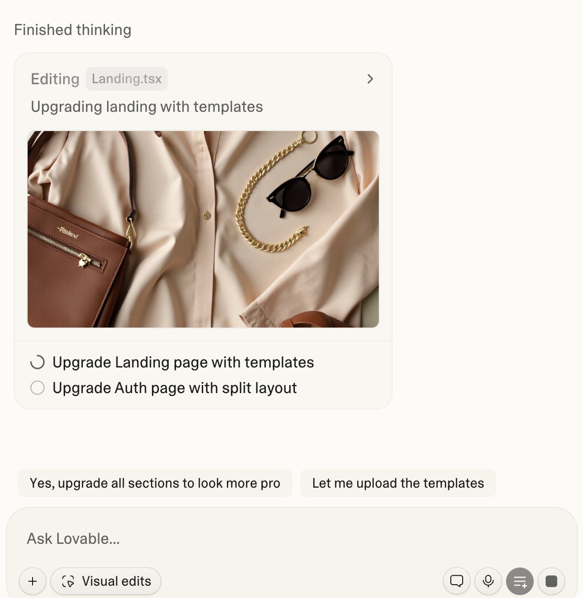 Footer component from the UI kit