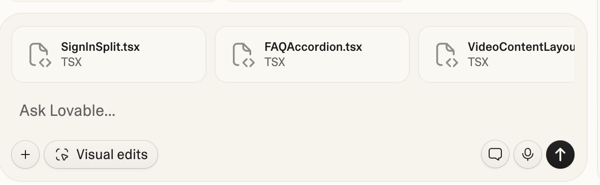 Navigation component from the UI kit